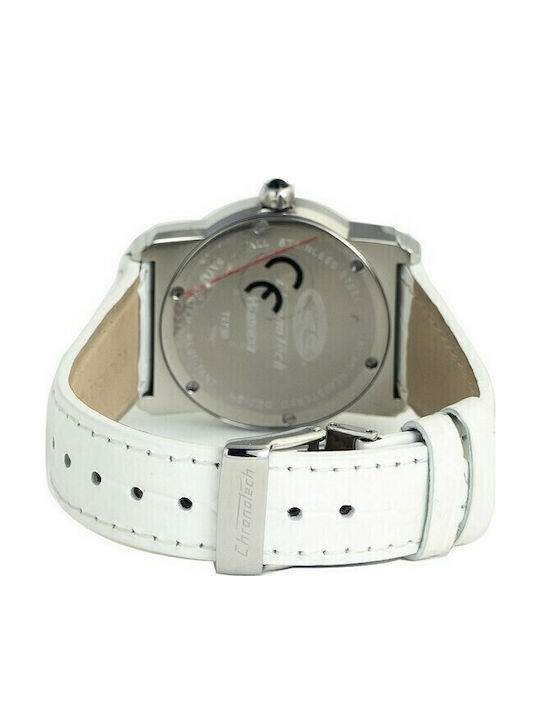 Chronotech Ceas cu Baterie cu Curea din Piele