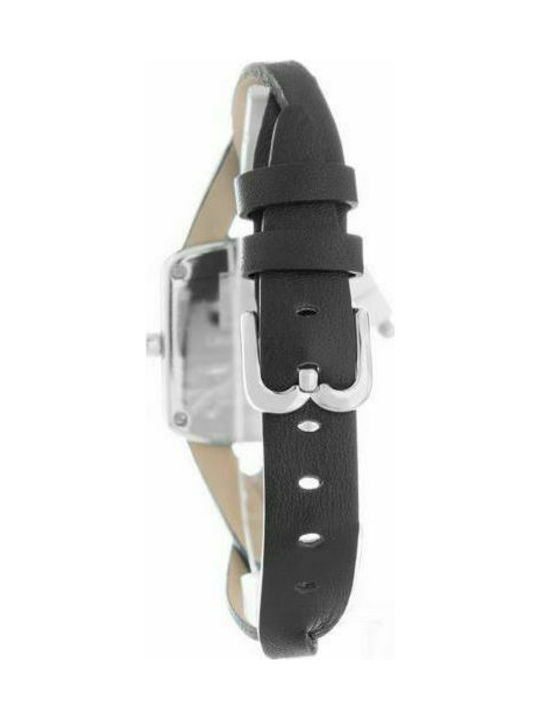 Laura Biagiotti Watch with Black Leather Strap LBSM0044L-01