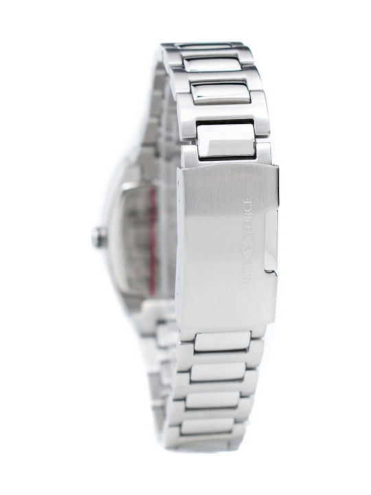 Time Force Uhr mit Silber Metallarmband S0336266