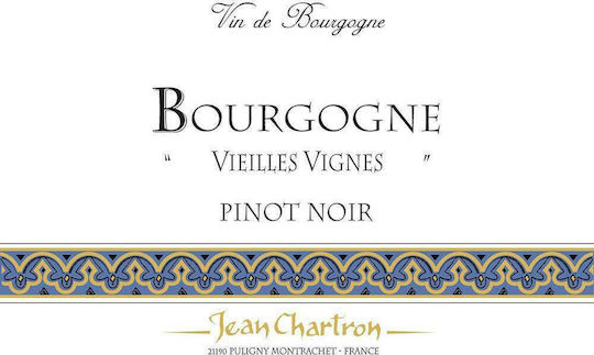 Jean Chartron Κρασί Bourgogne Vieilles Vignes Pinot Noir Ερυθρό Ξηρό 750ml