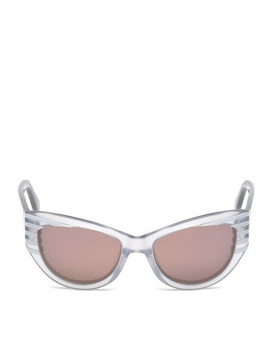 Just Cavalli Women's Sunglasses with Transparent Plastic Frame