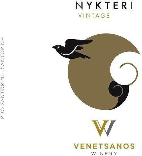 Venetsanos Oinopoieio Wein Νυχτέρι Assyrtiko Weiß Trocken Santorin 750ml