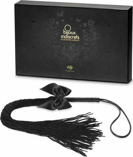 Bijoux Indiscrets Lilly Fringe Whip Whip in Black Color