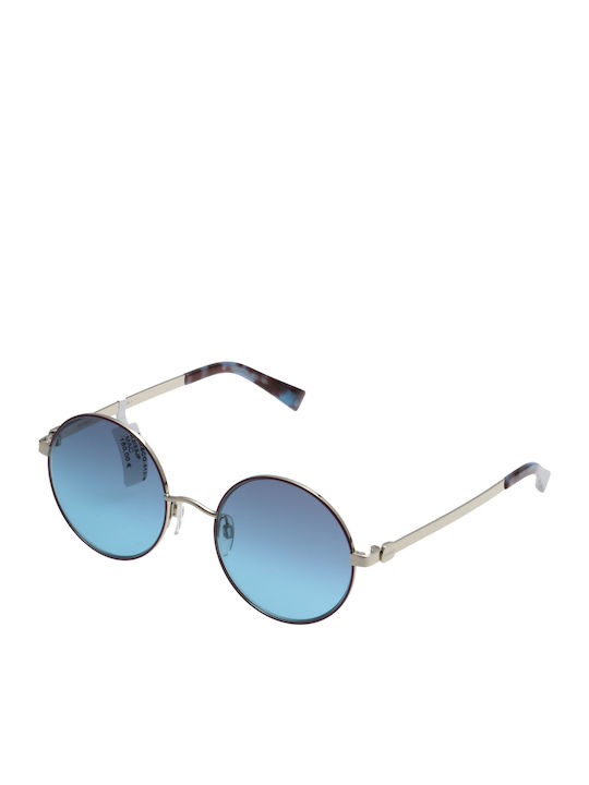 Max & Co Sunglasses Burgundy with Metal Frame & Blue Lens Max & Co Sunglasses Burgundy with Metal Frame & Blue Lens