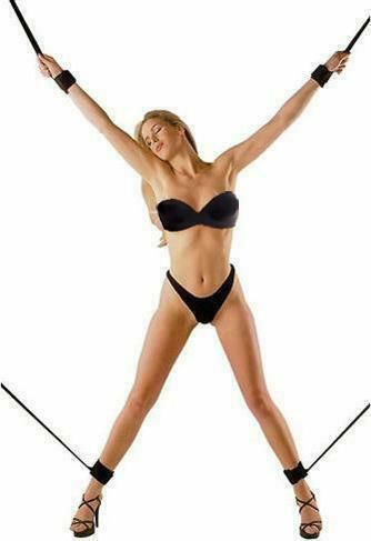 You2Toys Set Bondage Комплект за Връзване на Крайници в Черен Цвят 4бр