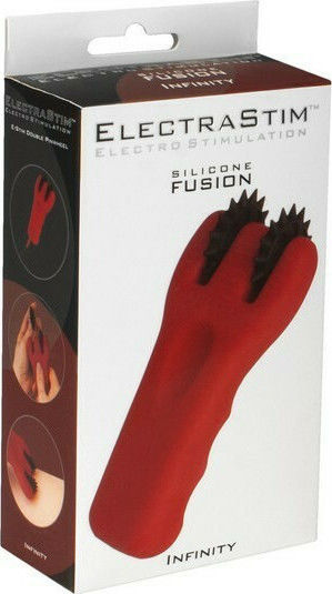 Electrastim Infinity Pulsing Intimate Arouser pentru Electro-stimulare în Culoare Roșu