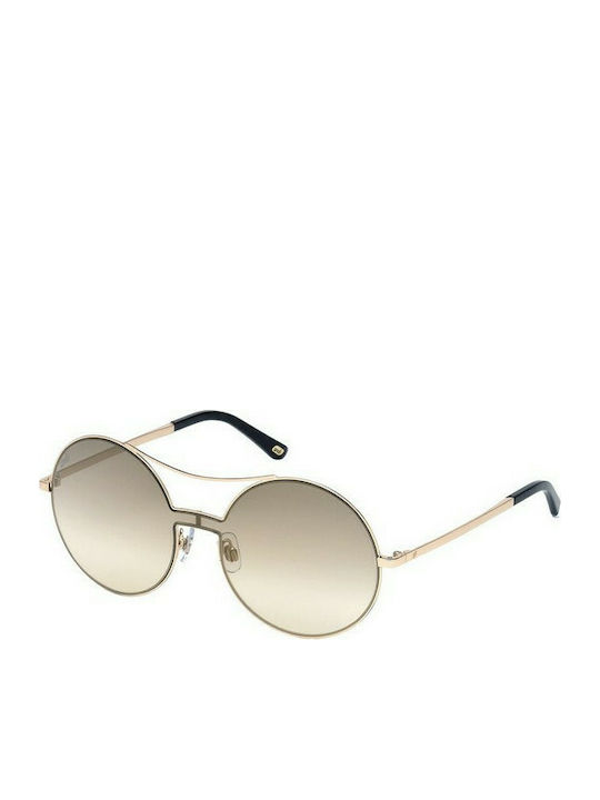 Web Women's Sunglasses with Rose Gold Metal Frame WE0211 28G