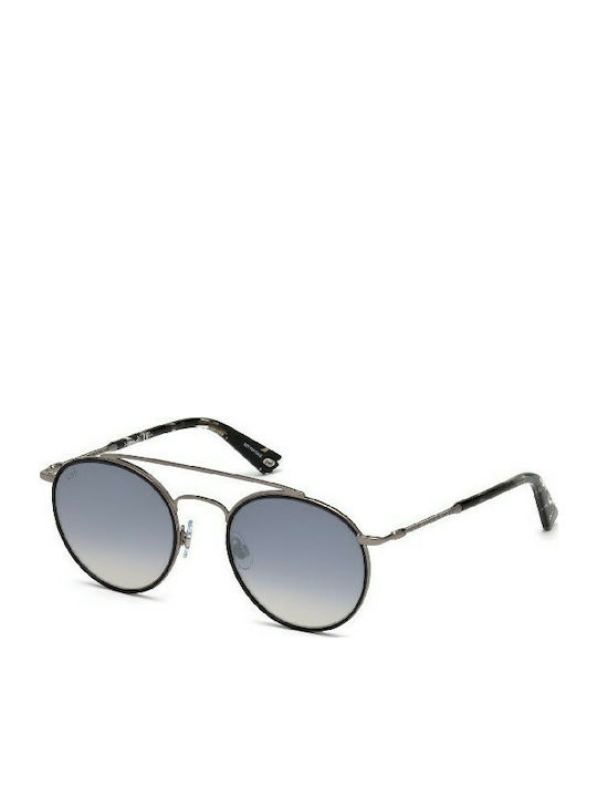 Web Men's Sunglasses with Silver Metal Frame WE0188 08C