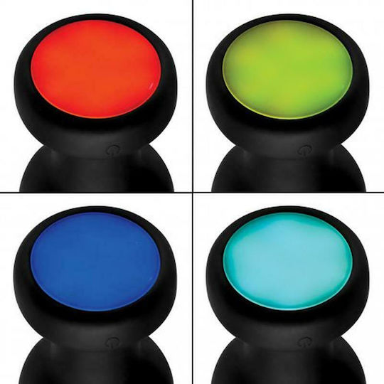 Booty Sparks LED Light Anal Plug with Wireless Functionality and Vibration Medium Black 10.40cm