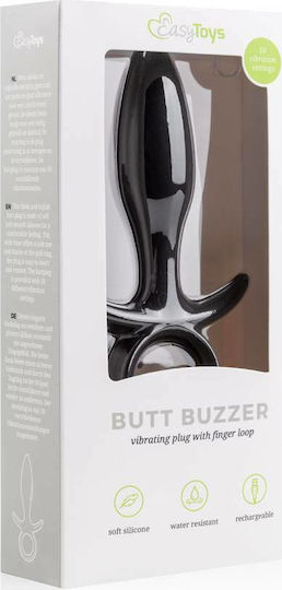 Easytoys Butt Buzzer Vibrator Anal Negru