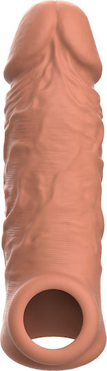 Dream Love VirilXL Penis Extender Extra Comfort Sleeve V7 Penis Extension Brown 11cm