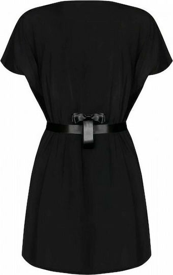 Obsessive Diyosa Peinoir Sexy Robe Black