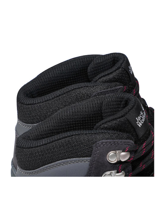 Jack Wolfskin Refugio Texapore Mid 4050871 Women's Hiking Boots Gray