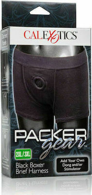 Calexotics Packer Gear Boxer Brief Harness Underwear Black