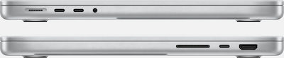 Apple MacBook Pro 14" (2021) (M1-Pro 8-ядрен/16GB/512GB SSD) Silver (GR Клавиатура)