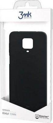 3MK Silicone Back Cover Black (Redmi Note 9S / 9 Pro / 9 Pro Max)