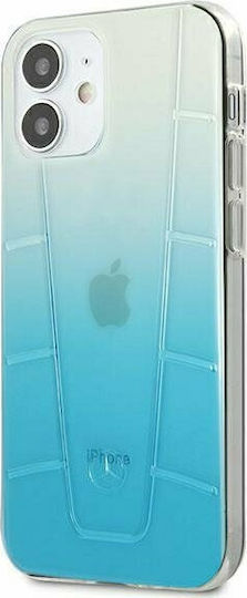 Mercedes-Benz Transparent Line Back Cover Πλαστικό Μπλε (iPhone 12 mini)
