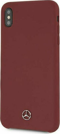 Mercedes-Benz Hardcase Line Back Cover Σιλικόνης Κόκκινο (iPhone XS Max)