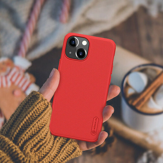 Nillkin Super Frosted Shield Pro Umschlag Rückseite Kunststoff Rot (iPhone 13 Mini)