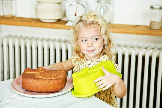 Lilliputiens No Coating Silicone Cake Baking Pan Little Chef Anatole 25.5x14x7.5cm