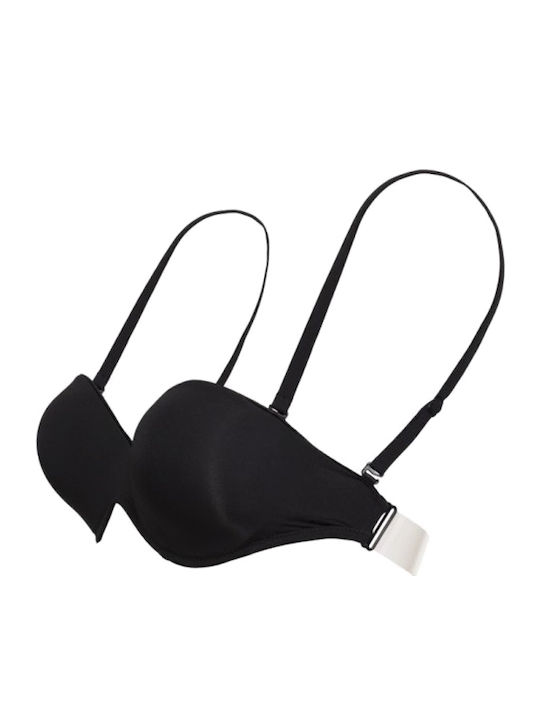 Sielei Strapless Bra Strapless Invisible Seams And Silicone Back Cup B 1570-3