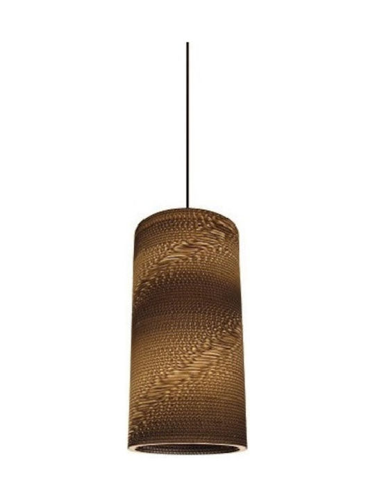 VK Lighting VK/03088/20/BR Pendant Light Single-Light for Socket E27 Brown