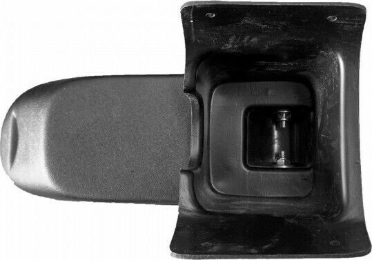 Cik Car PU Armrest for Fiat Panda Lift / Hybrid Black