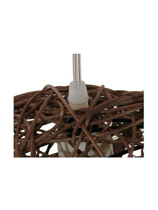 GloboStar Meniscus Pendant Light Brown with Socket E27 30x20x35cm