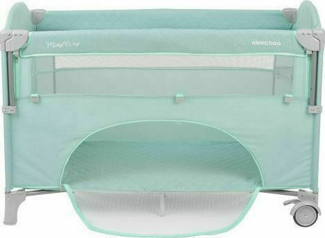 Kikka Boo Milky Way 2020 Кошара за игра 2 Нива с Матрак Мента 125x65см