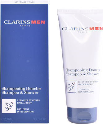 Clarins Schaumbad in Gel für Männer für E-Commerce-Website und Haar (1x200ml) 200ml