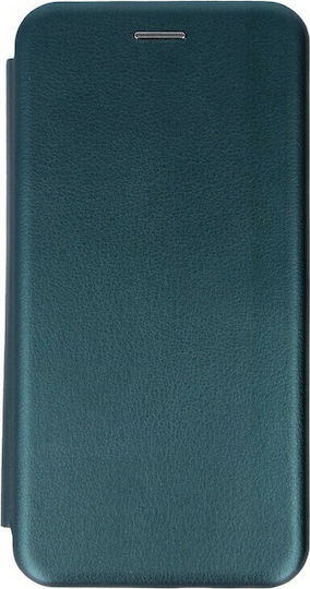 Elegance Buchen Sie Synthetisches Leder Grün (iPhone 12 / 12 Pro)