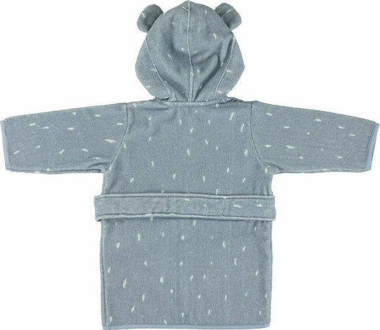 Trixie Kids Hooded Bathrobe Mrs. Elephant Blue 77115