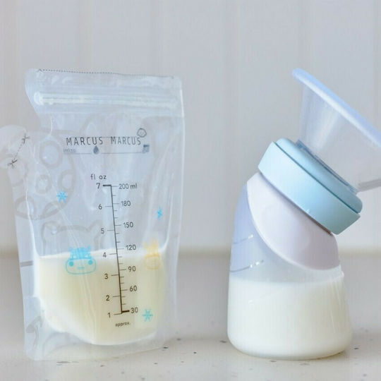 Marcus & Marcus Stand Up Breast Milk Storage Bags 200ml 50pcs