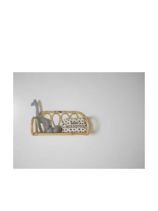 Kinderregal Wandhalterung Beige 53x23x23cm