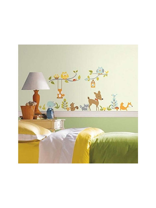 RoomMates Decor Autocolant Decorativ pentru Copii Perete Fox + Friends