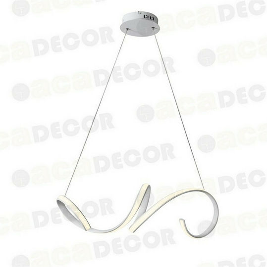 Aca Cleo LED Κρεμαστό Φωτιστικό Λευκό 64x64εκ. Aca Cleo LED Κρεμαστό Φωτιστικό Λευκό 64x64εκ.