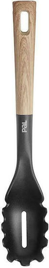Pal Bambus Servierlöffel Nudeln Tef Sieb aus Nylon Schwarze 34cm