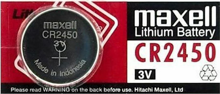 Maxell Lithium Watch Battery CR2450 3V 1pcs