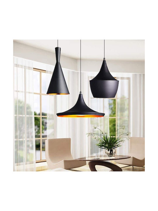 GloboStar Shanghai Ceiling Light Gold Bell with E27 Socket 79x79x38.5cm