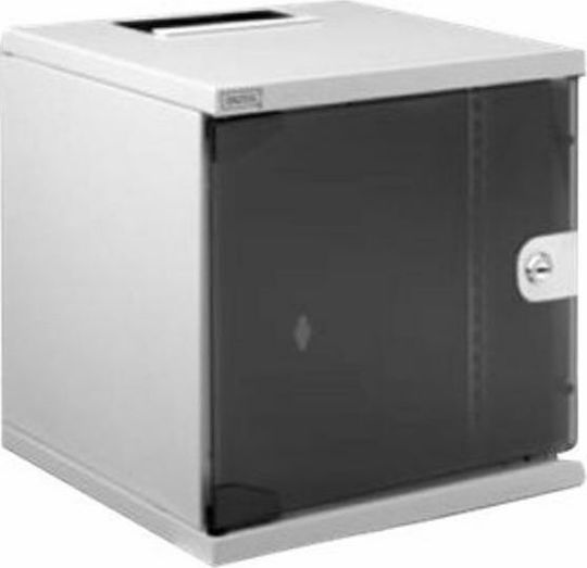 Digitus Wall Mounted Rack Cabinet 6U 31.2x30x33cm White DN-10-05U-1