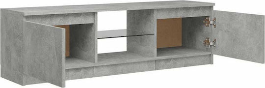 Stand TV Cu Iluminare LED Gri L120xA30xÎ35,5cm