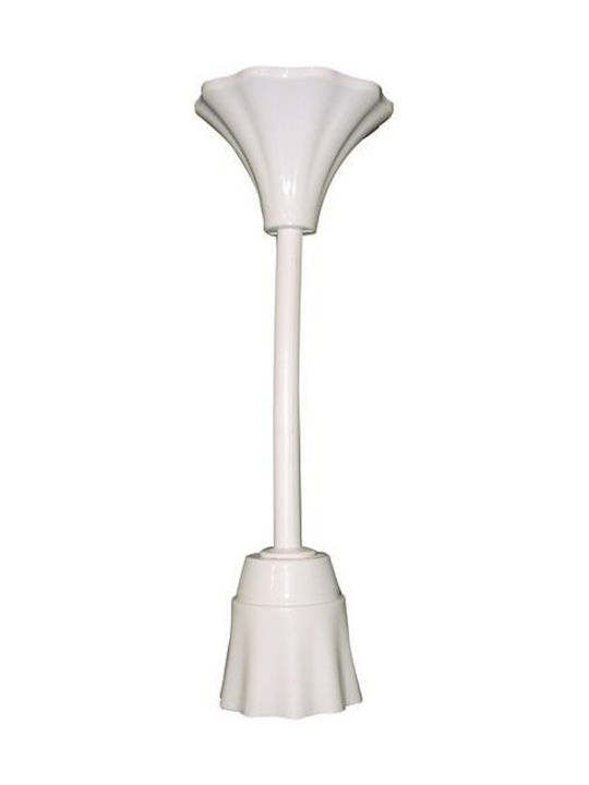 Eurolamp Pendant Light White with Socket E27 6x147cm