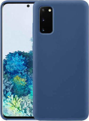 Umschlag Rückseite Silikon Blau (Galaxy S21+ 5G)