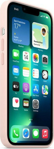 Apple Back Cover Silicone Chalk Pink (iPhone 13 Pro)