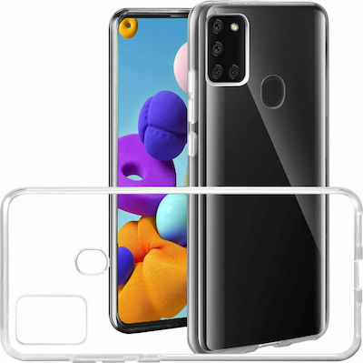 Hurtel Back Cover Σιλικόνης Διάφανο (Galaxy A21s)