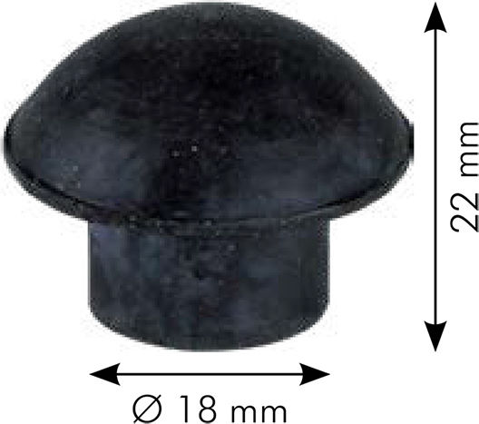 Longoni Bumper Fibertech Προστατευτικό Στέκας Μπιλιάρδου 1τμχ 14023
