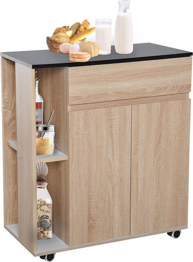Επιδαπέδιο Ντουλάπι Καφέ 78x39.5x88.5εκ.