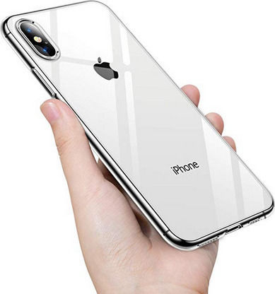 TPU Ultra slim 0.3mm Umschlag Rückseite Silikon 0.3mm Transparent (iPhone X / Xs)