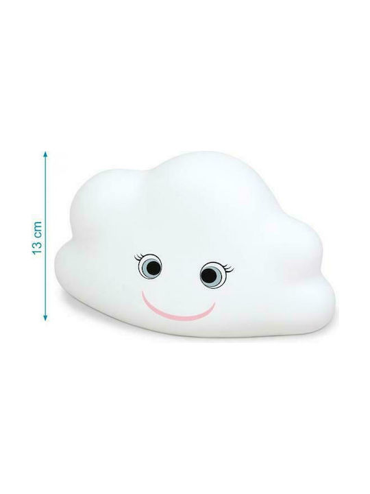 Kiokids Lumini LED Lampă decorativă pentru copii Norisor cu Schimbări de Culori Alb 16x10cm