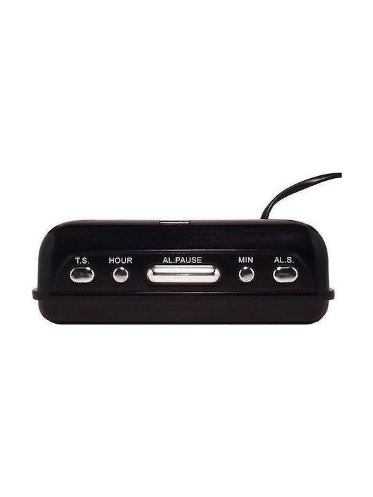 VST-738 Επιτραπέζιο Ψηφιακό Ρολόι με Ξυπνητήρι Red Led